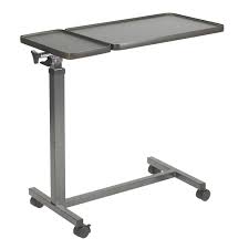 Adjustable Stainless Steel Base Over Bed - Food Table